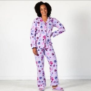Flannel Paws Pajama Set